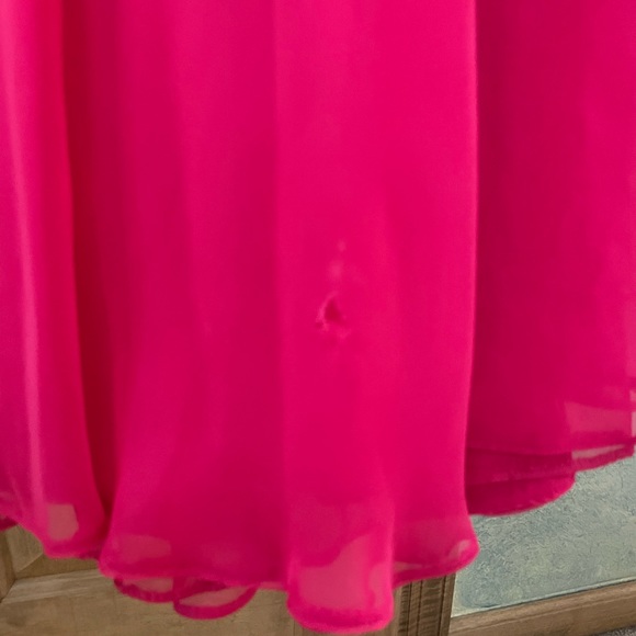 Sherri Hill Prom Dress - Size 2 - Fuchsia - Picture 6 of 9